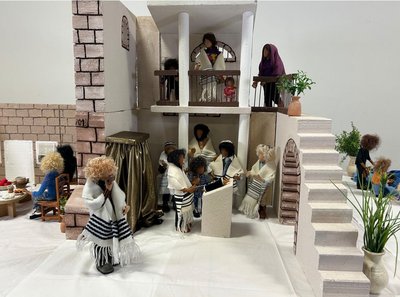 In der Synagoge (Foto: Britta Hengelbrock)